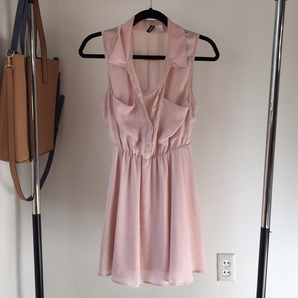 Pink Sleeveless Dress